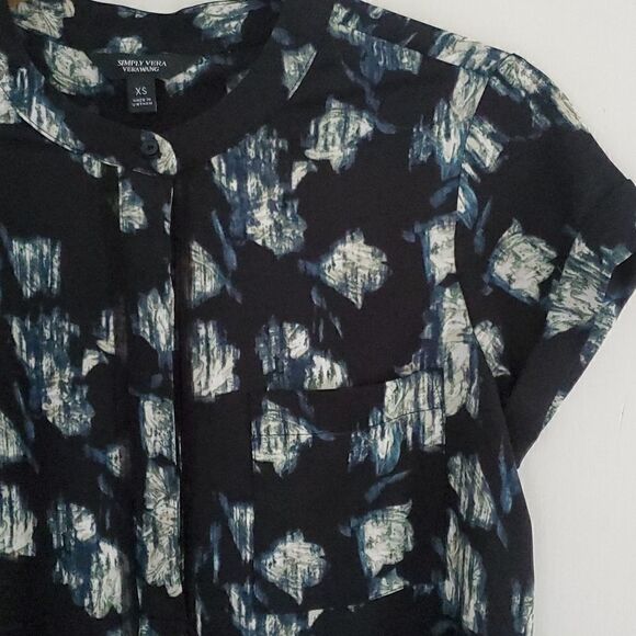 SimplyVera Button Down Blouse - Picture 2 of 8